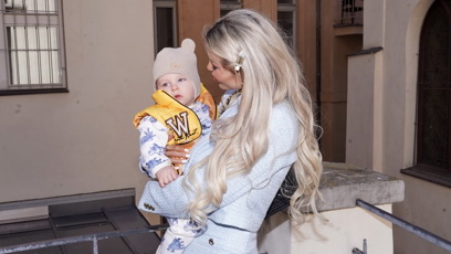 FOTO: Lela Ceterová se synem Arniem.