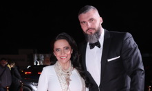 Zpěvačka Lucie Bílá s přítelem Radkem Filipim.