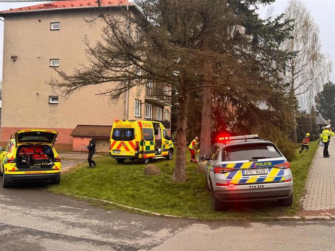 FOTO: Opilá řidička v Čeladné srazila dvě nezletilé dívky.