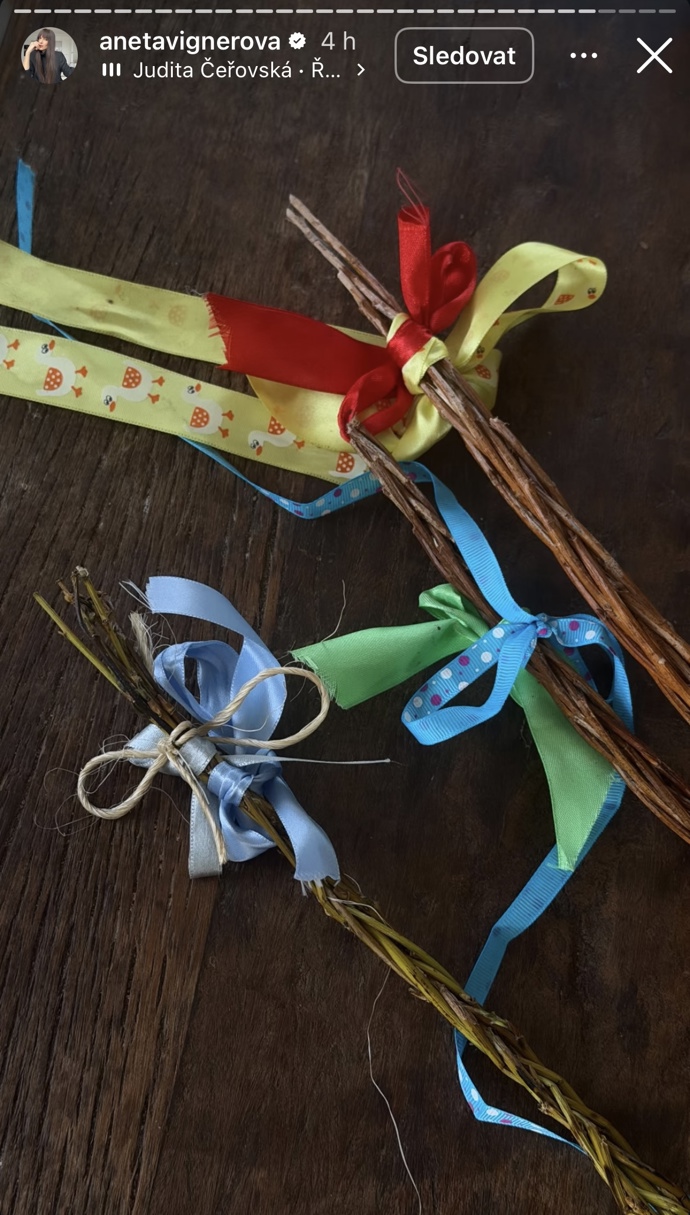 FOTO: Pomlázka nemohla chybět.