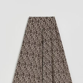 Vzorované kalhoty palazzo, Reserved, 699 Kč