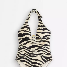 Plavky s výstřihem halter, Lindex, 1199 Kč