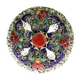 Stříbrná pudřenka, Antiques Cinolter, 12 000 Kč
 