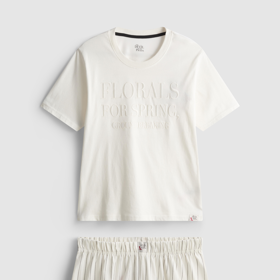 Krátké bavlněné pyžamo, Primark, 340 Kč