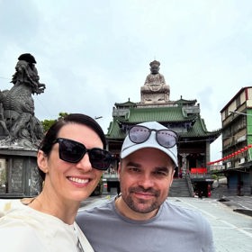 Markéta Pekarová Adamová a její manžel Tomáš slaví 10 let od svatby na romantickém Tchaj-wanu.