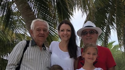 FOTO: Rodina Jandových s otcem Alice.