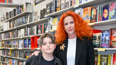 FOTO: Štěpánka Decastelo vyrazila na křest se synem Oliverem.