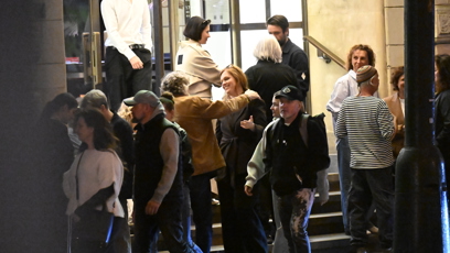 FOTO: Ester Geislerová se zdravila s režisérem Janem Hřebejkem.