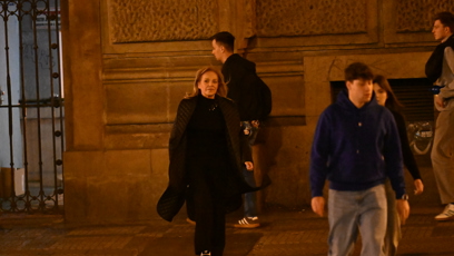 FOTO: Dagmar Havlová při odchodu.