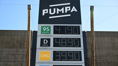 FOTO: Pumpa Andreje Babiše zlevnila o korunu.
