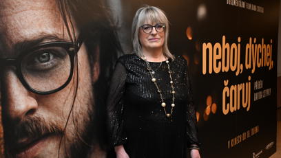 FOTO: Marie Stypková na premiéře dokumentu o Davidovi Stypkovi.