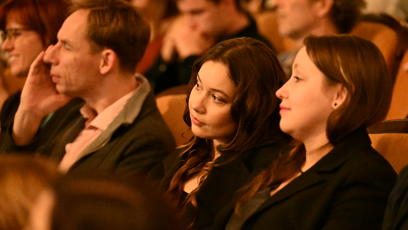 FOTO: Sabina Rojková v hledišti.