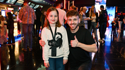 FOTO: Youtuber Hejlovec s fanynkou Emou.