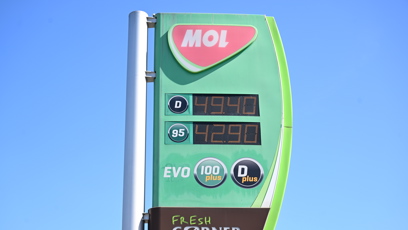 FOTO: Na čerpací stanici Mol vyjde diesel na 49.40 korun.