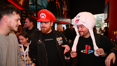 FOTO: Duklock na premiéře filmu Super Mario.
