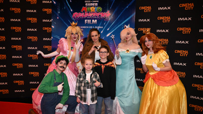 FOTO: Martina Gavriely si premiéru filmu Super Mario nenechala ujít.