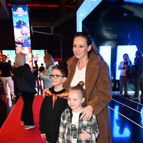 Martina Gavriely dorazila se svými dětmi.