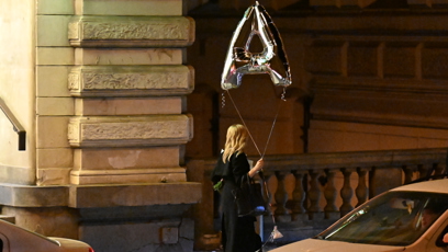 FOTO: Aňa odcházela s velkým nafukovacím A.