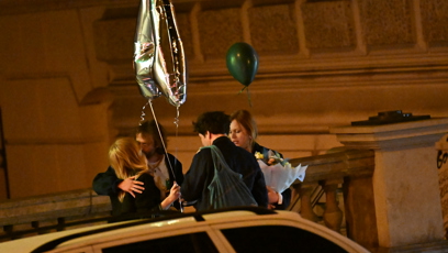 FOTO: Aňa odcházela s velkým nafukovacím A.