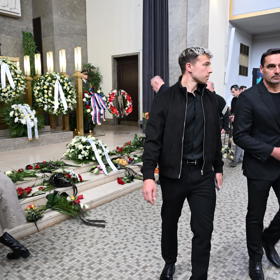 Poslední rozloučení s diskařem Imrichem Bugárem.