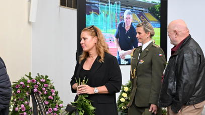 FOTO: Poslední rozloučení s diskařem Imrichem Bugárem.