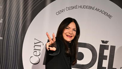 FOTO: Zpěvačka Anna K. na cenách Anděl.