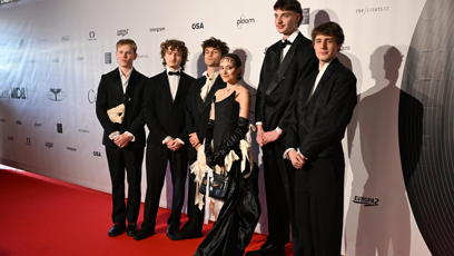 FOTO: Zpěvačka Marie April se svou kapelou.