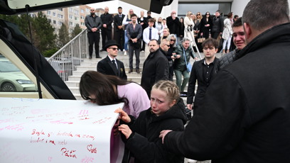 FOTO: Poslední rozloučení s influencerkou Dominikou Elischerovou alias Mínou.