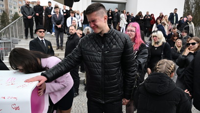 FOTO: Poslední rozloučení s influencerkou Dominikou Elischerovou alias Mínou.