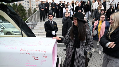 FOTO: Poslední rozloučení s influencerkou Dominikou Elischerovou alias Mínou.