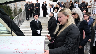 FOTO: Poslední rozloučení s influencerkou Dominikou Elischerovou alias Mínou.