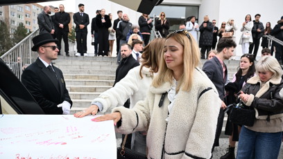 FOTO: Hosté se naposledy loučili s Mínou.