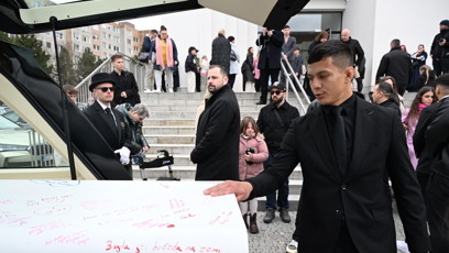 FOTO: Tomáš Le Sy se loučil s Mínou.