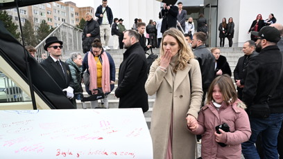 FOTO: Hosté se naposledy loučili s Mínou.