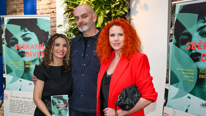 FOTO: René Decastelo se svými bývalými manželkami Evou Decastelo a Štěpánkou Decastelo.