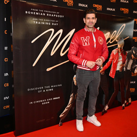 Petr Vojnar na premiéře filmu Michael. 