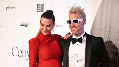 FOTO: Jakub Bína s manželkou.