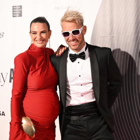 Jakub Bína s krásnou manželkou.