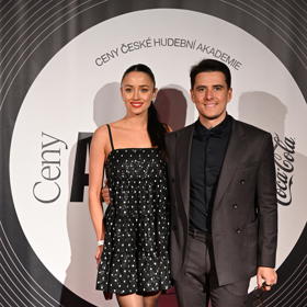 Jakub Kotek se svou krásnou partnerkou Lucií.