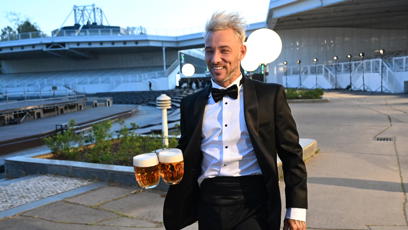 FOTO: Jakub Bína si večer užíval.