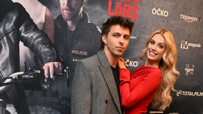 FOTO: Justýna Zedníková po boku partnera.