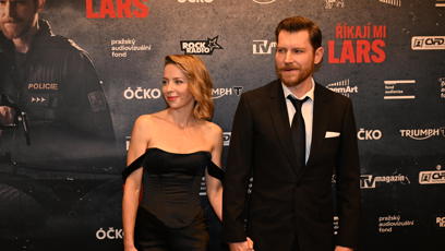 FOTO: David Švehlík a Vendula Švehlíková na premiéře filmu Říkají mi Lars.