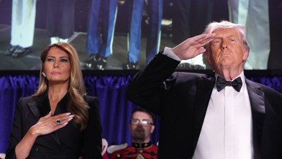FOTO: Donald Trump s Melanií Trump na galavečeři v hotelu Washington Hilton, kde došlo k útoku.