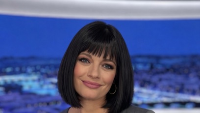 FOTO: Lucie Borhyová v černé paruce.