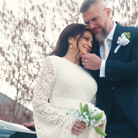 Novomanželé Lucie Bílá a Radek Filipi.