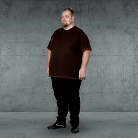 Matěj váží 170 kilogramů.