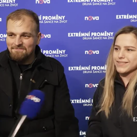 Partnerka Matěje z Extrémních proměn.