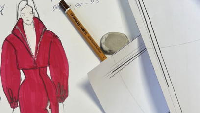 FOTO: Návrh modelu pro Ewu Farnou od Borise Kráľe.