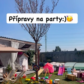Každý kousek zahrady je připraven pro děti.