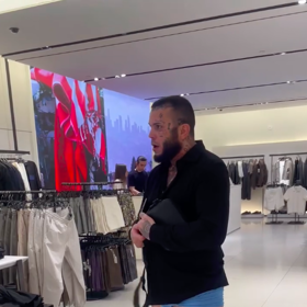 Leo Beránek se hádal  se security.